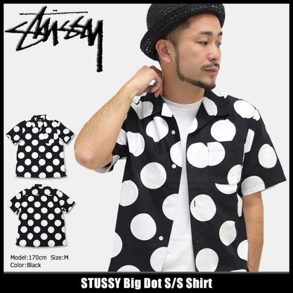 STUSSY ステューシー シャツ 半袖 メンズ Big Dot(stussy shirt