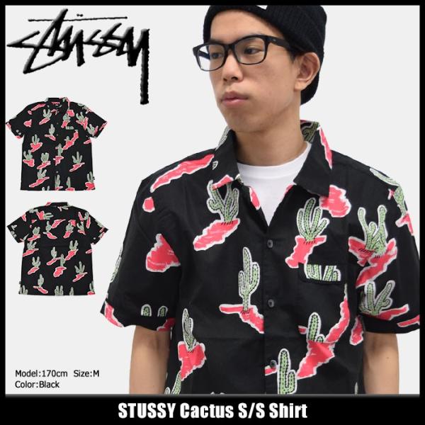 STUSSY ステューシー シャツ 半袖 メンズ Cactus(stussy shirt