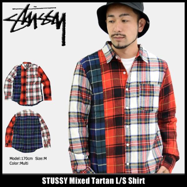 STUSSY ステューシー シャツ 長袖 メンズ Mixed Tartan(stussy STUSSY ステューシー シャツ 長袖 メンズ Mixed Tartan(stussy