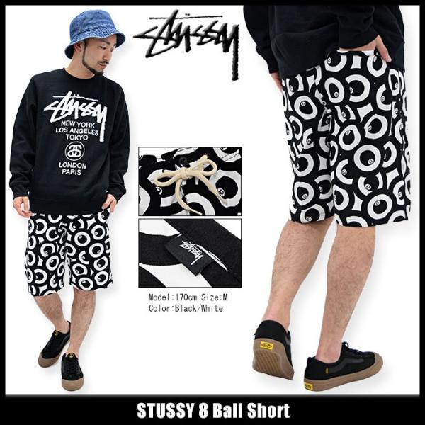 Stüssy ブラック ジャケット・ハーフパンツセットアップ Mサイズ Stüssy ブラック ジャケット・ハーフパンツセットアップ Mサイズ
