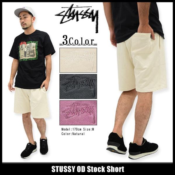 Stussy work gear stussy ハーフパンツ　ショーツ STUSSY ステューシー ハーフパンツ メンズ OD Stock(stussy