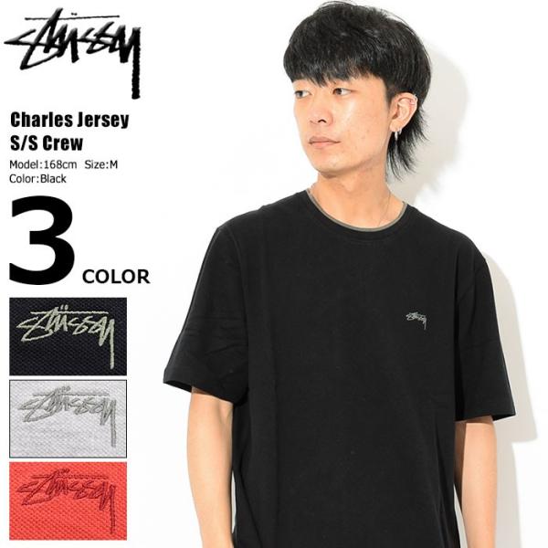 STUSSY（ステューシー） カットソー 半袖 メンズ Charles Jersey