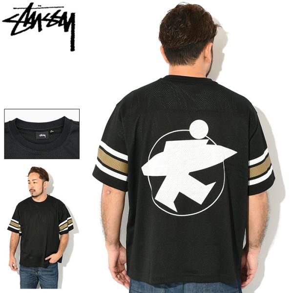 STUSSY ステューシー カットソー 半袖 メンズ Surfman Mesh STUSSY ステューシー カットソー 半袖 メンズ Surfman Mesh