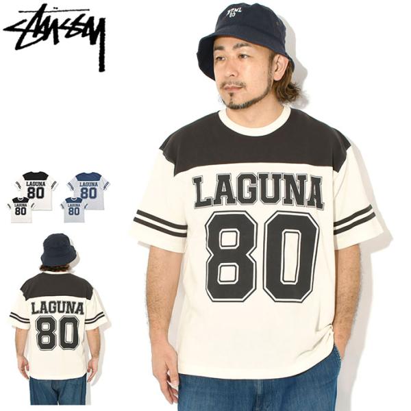 STUSSY（ステューシー） カットソー 半袖 メンズ Laguna ( stussy crew