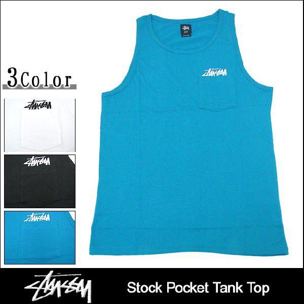 STUSSY ステューシー Stock Pocket タンクトップ(stussy tank