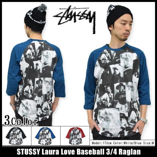 Stussy ステューシー Laura ラグランスリーブ Tシャツ ブラックXL STUSSY ステューシー stussy 25SS「LAURA TEE」ラウラTシャツ