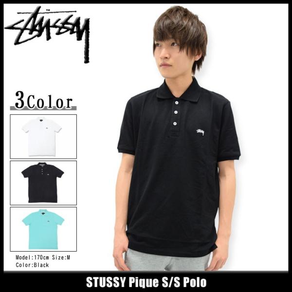 STUSSY ステューシー ポロシャツ 半袖 メンズ Pique(stussy polo STUSSY ステューシー ポロシャツ 半袖 メンズ Pique(stussy polo