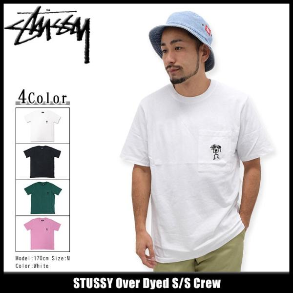 人気 Stussy ロゴ Tシャツ クリーム色 ☆関税込☆Stussy☆OVAL CORP. TEE PIGMENT DYED☆ (STUSSY/T
