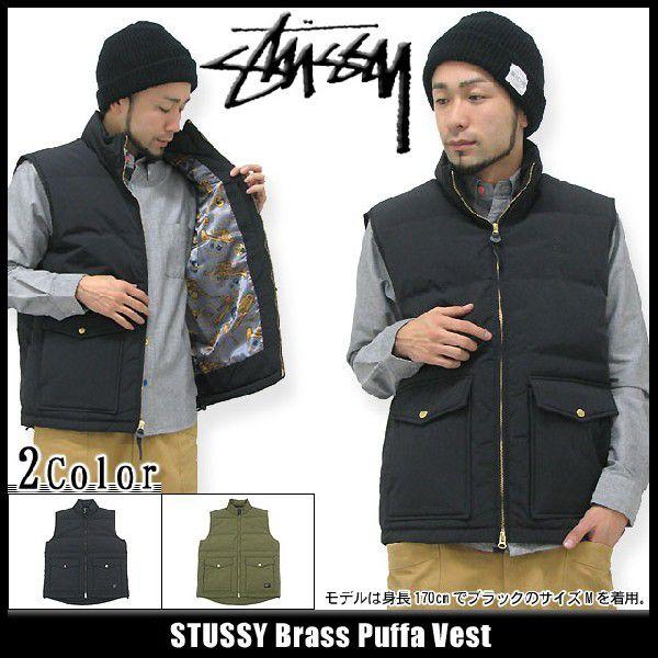 ステューシー STUSSY Brass Puffa ベスト(stussy vest ダウンベスト アウター トップス メンズ 115172)