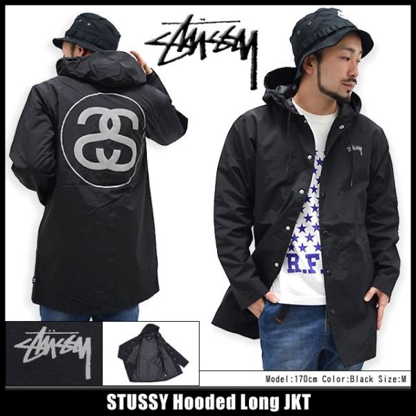 STUSSY ステューシー Hooded Long ジャケット(stussy JKT JACKET STUSSY ステューシー Hooded Long ジャケット(stussy JKT JACKET