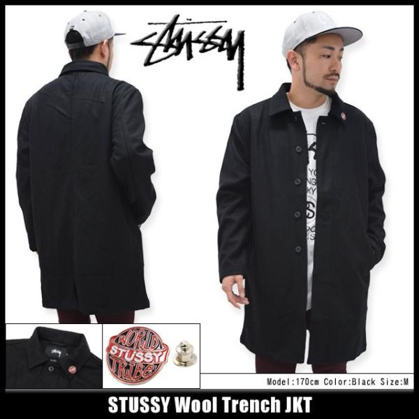 STUSSY ステューシー ジャケット メンズ Wool Trench(stussy jkt STUSSY ステューシー ジャケット メンズ Wool Trench(stussy jkt