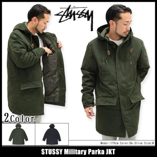 ステューシー STUSSY ジャケット メンズ Military Parka(stussy JKT ミリタリージャケット モッズコート アウター  男性用 115316)