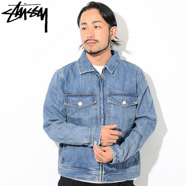 STUSSY フード付きデニムジャケット STUSSY ステューシー ジャケット メンズ 18FA Denim Garage