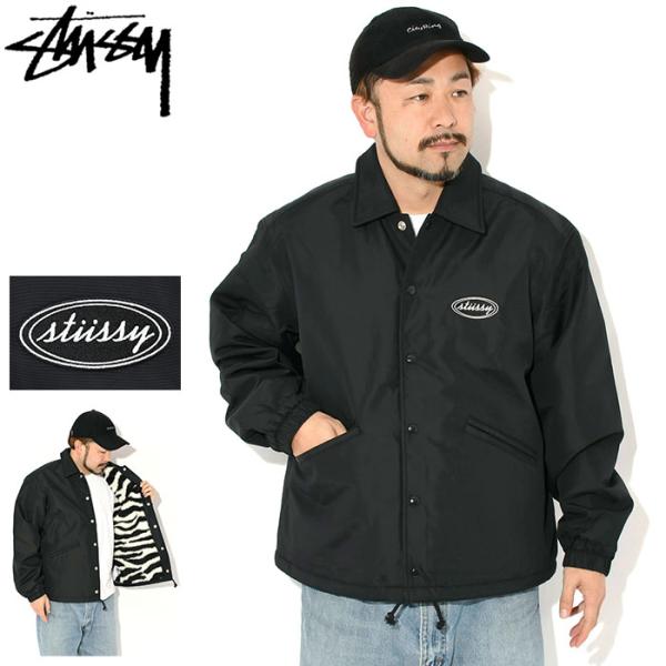 STUSSY ステューシー　コーチジャケット　ナイロンジャケット ステューシー stussy コーチジャケット ナイロンジャケット - メルカリ