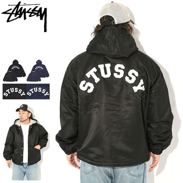 STUSSY（ステューシー） ジャケット メンズ Hooded Coaches ( JKT 中綿