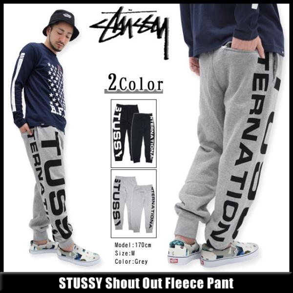 【希少】stussy メキシコ製 裏起毛 スウェット ストリート ストゥーシー STUSSY（ステューシー） STUSSY Shout Out Fleece パンツ(stussy