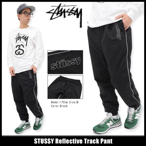 STUSSY ステューシー パンツ メンズ Reflective(stussy Track STUSSY ステューシー パンツ メンズ Reflective(stussy Track
