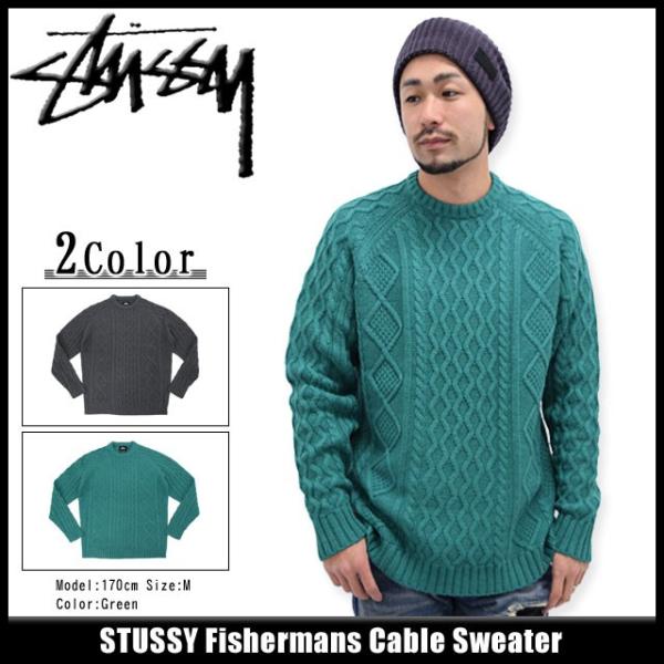 STUSSY ステューシー セーター メンズ Fishermans Cable(stussy