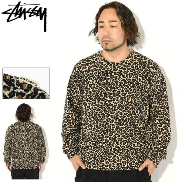 STUSSY（ステューシー） セーター メンズ Leopard ( stussy sweater