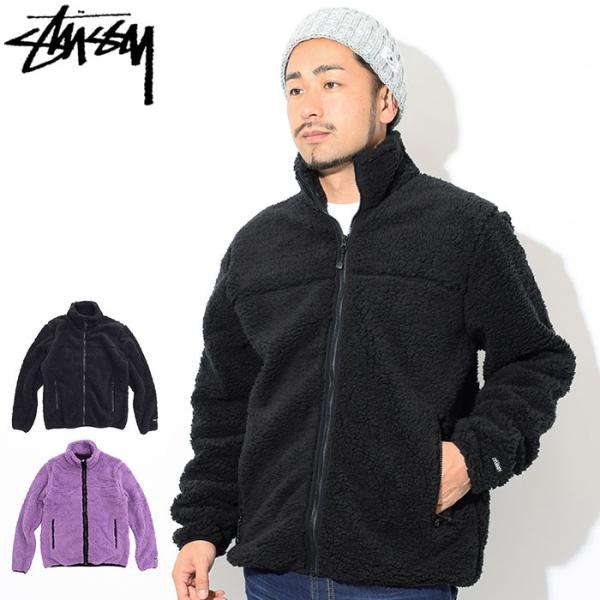 Stussy ステューシー ジャケット M STUSSY ステューシー ジャケット メンズ Sherpa Mock(stussy JKT