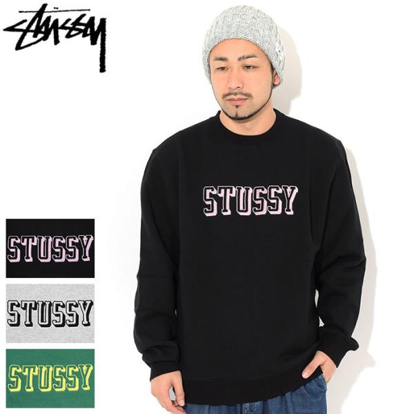 STUSSY ステューシー トレーナー メンズ 3D Collegiate Applique