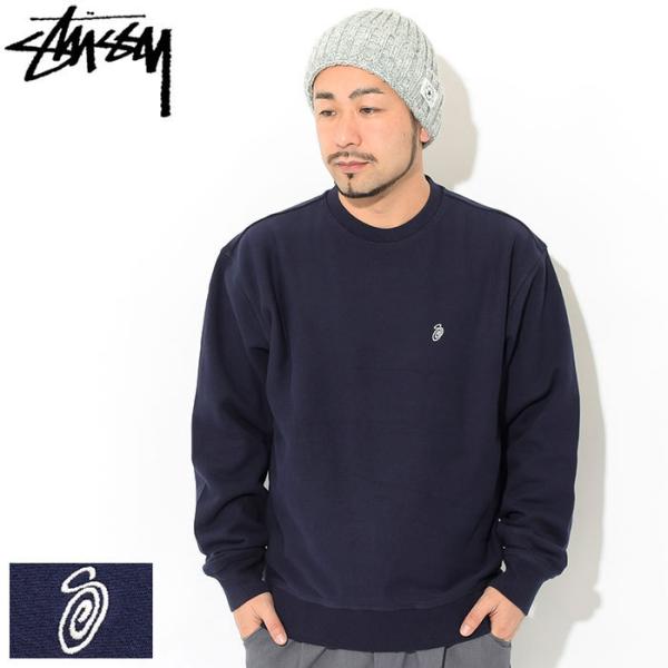 Stussy ネイビー スウェット トレーナー ネイビー（紺）系 STUSSY(ステューシー) スウェット・トレーナー
