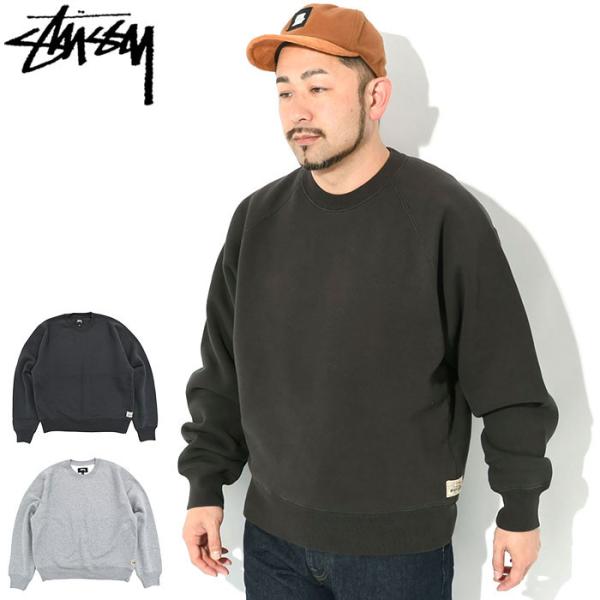 STUSSY ステューシー トレーナー メンズ Fleece Raglan ( crew STUSSY ステューシー トレーナー メンズ Fleece Raglan ( crew