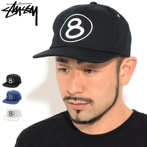 Stussy ベースボールキャップ Stüssy ブラック ベースボールキャップ - メルカリ