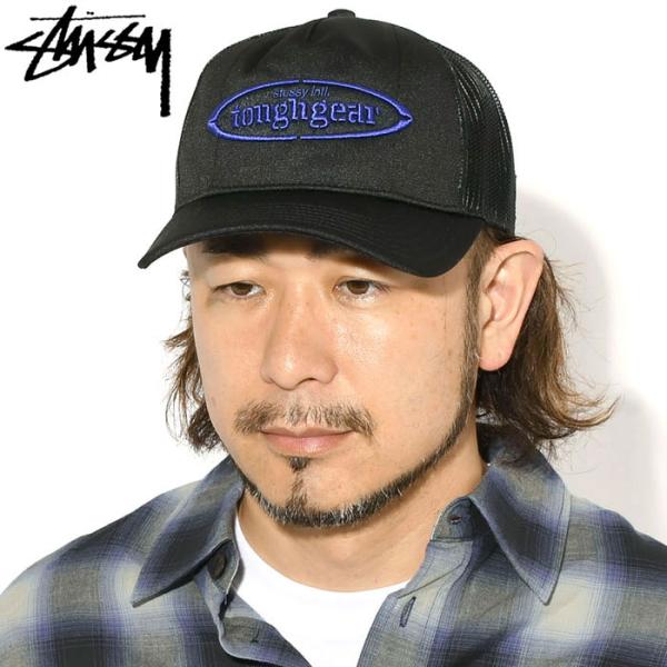 ステューシー キャップ 帽子 STUSSY MD Tough Gear Trucker Cap ( トラッカーキャップ メッシュキャップ スナップバック 1311217 USAモデル 正規 )