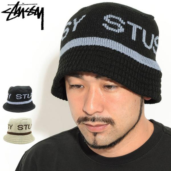STUSSY ステューシー バケット ハット Jacquard Knit Bucket Hat STUSSY ステューシー バケット ハット Jacquard Knit Bucket Hat