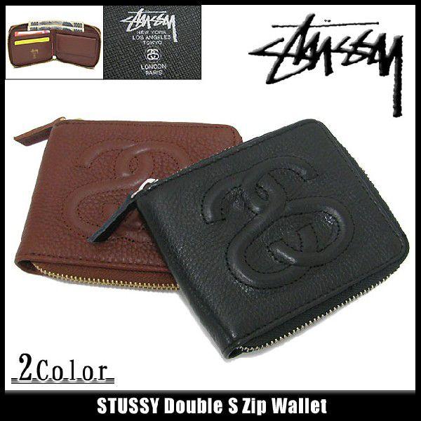ステューシー Stussy Double S Zip ウォレット Stussy Wallet 財布