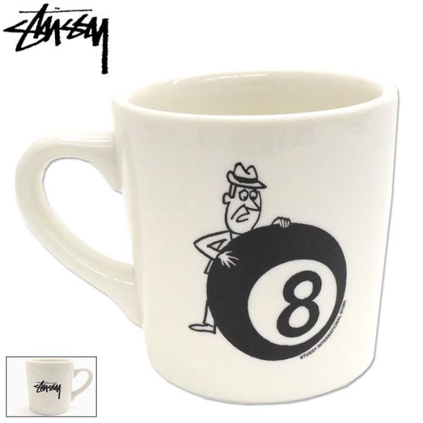 Stussy マグカップ STUSSY（ステューシー） マグカップ STUSSY Behind The 8 Ball Ceramic