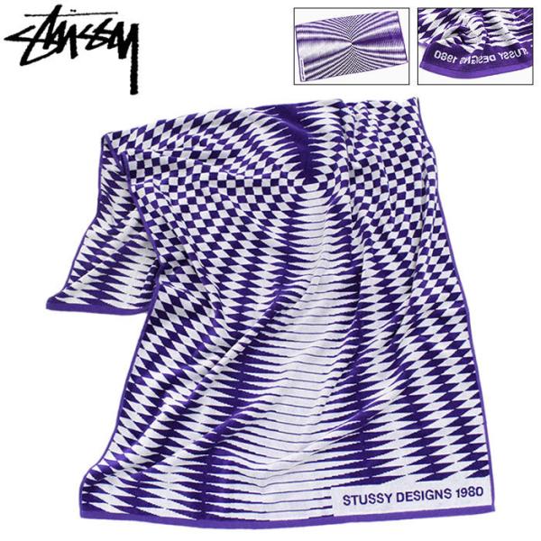 ステューシー タオル STUSSY メンズ Psychedelic Beach ( stussy towel