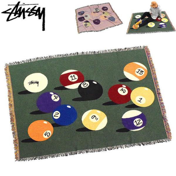 STUSSY（ステューシー） ブランケット STUSSY Billiards Tapestry