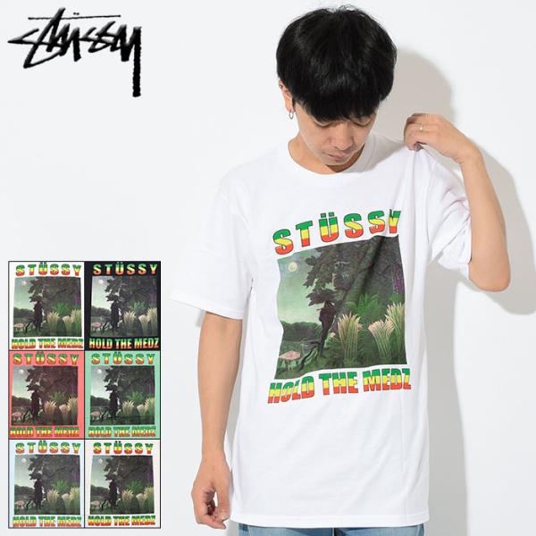 OLD STÜSSY HOLD THE MEDZ Tシャツ ブラック STUSSY ステューシー Tシャツ メンズ Hold The Medz 1904226 USA