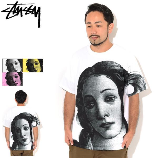 即完売品　stussy venus teeフェイスプリントTシャツ　男女兼用 即完売品 stussy venus teeフェイスプリントTシャツ 男女兼用