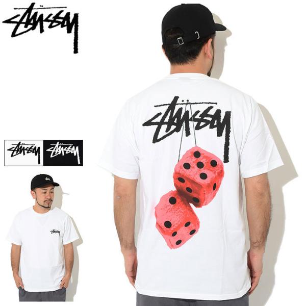 【新品】ステューシー　Stussy Fuzzy Dice Tシャツ Lサイズ Stussy Fuzzy Dice Tee Smoke メンズ - SS22 - JP