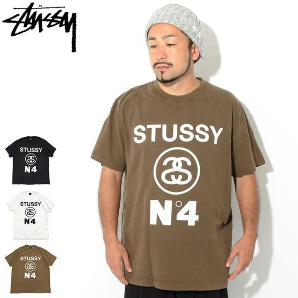 STUSSY ステューシー Tシャツ 半袖 メンズ Stussy No4 Pigment STUSSY ステューシー Tシャツ 半袖 メンズ Stussy No4 Pigment