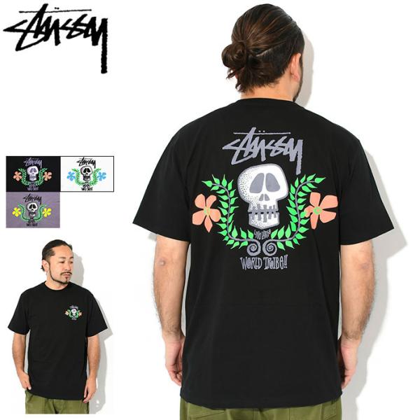 国内発送 送料関税込 日本完売 STUSSY SKULL CREST TEE Tシャツ 国内発送 送料関税込 日本完売 STUSSY SKULL CREST TEE Tシャツ