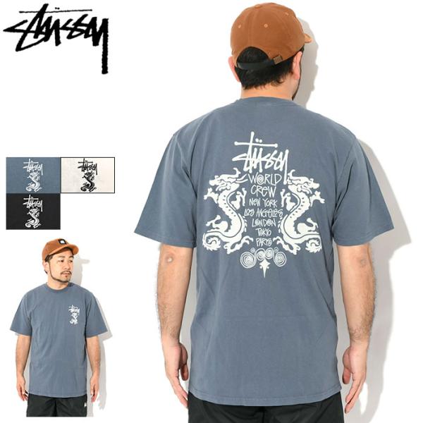 S-DOUBLE Stussyステューシー Pintails ピンテール 半袖Tシャツ S/Double Pintails Tee 'Black' – Statement Streetwear