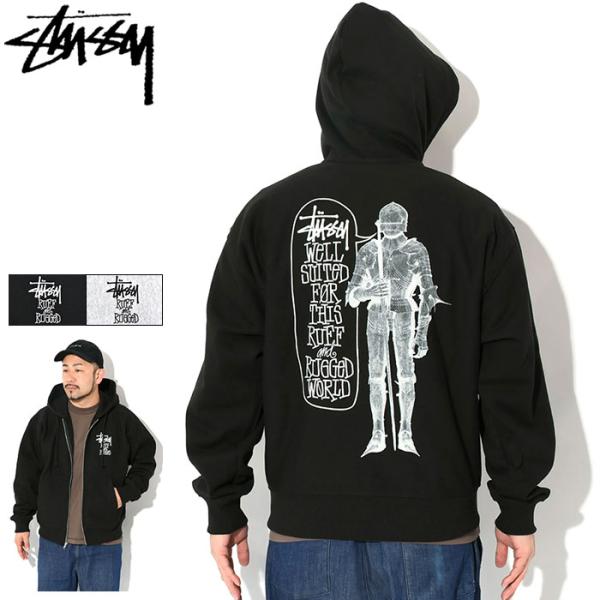 STUSSY（ステューシー） パーカー ジップアップ メンズ Well Suited