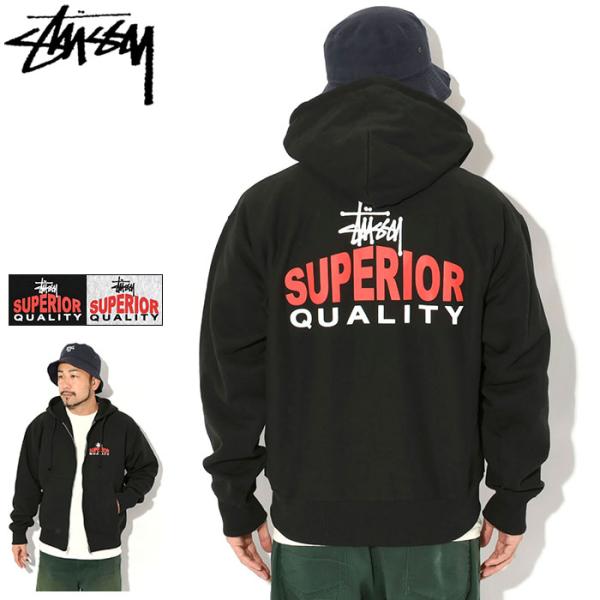 STUSSY（ステューシー） パーカー ジップアップ メンズ Superior