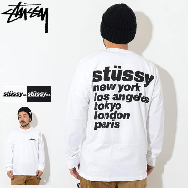 Stussy Paris ロンT 448a6d72114a7f22a0bd61583eb83d