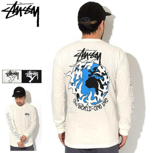 STUSSY（ステューシー） Tシャツ 長袖 メンズ One Love Pigment Dyed
