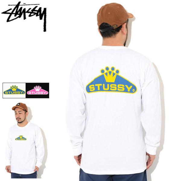 STUSSY ステューシー Tシャツ 長袖 メンズ Crowned ( stussy tee