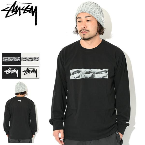 STUSSY ステューシー ロンT Tシャツ 長袖 メンズ Phonetic Pigment