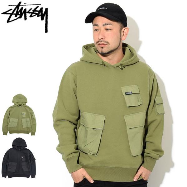 Stussy オリーブ フードスウェット Stussy オリーブ フードスウェット Stussy オリーブ フード