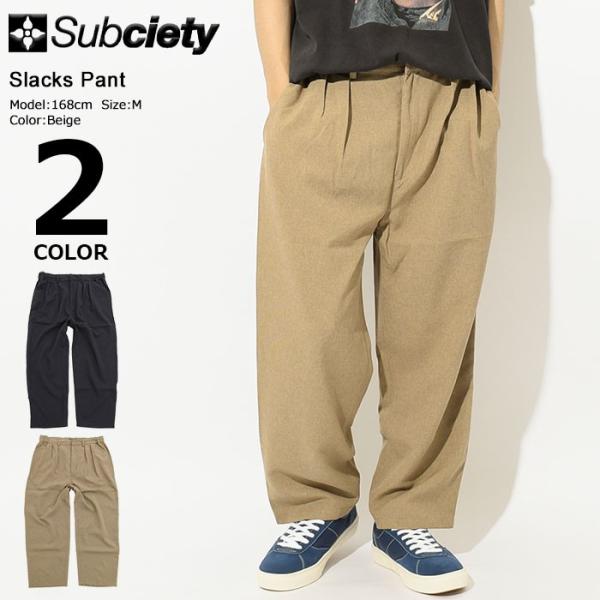 Subciety（サブサエティ） パンツ メンズ スラックス(subciety Slacks