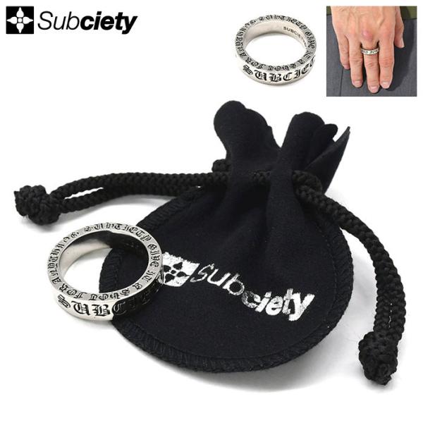 アクセサリー Subciety BRASS RING-CREST Brass ring-crest- - Subciety Online Store