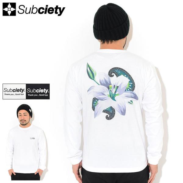 Subciety（サブサエティ） Tシャツ 長袖 メンズ リリー ( subciety